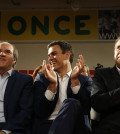 Angel Gabilondo, Pedro Sánchez y Antonio Carmona (Foto Flickr PSOE)
