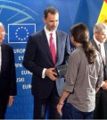 Pablo Iglesias y el Rey Felipe (Foto Podemos)