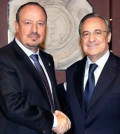 Rafa Benítez y Florentino Pérez (Foto Real Madrid)