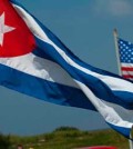 Banderas de EEUU y Cuba