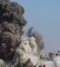 Bombardeo en Siria