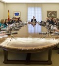 Rajoy y su último Consejo de Ministros en diciembre de 2015 (Foto Moncloa)