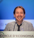 Pablo Iglesias con los empresarios catalanes (Foto: Podemos)