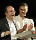 Miquel Iceta con Pedro Sánchez (Foto PSOE)
