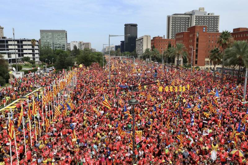 Manifestación Diada (Foto: ANC)