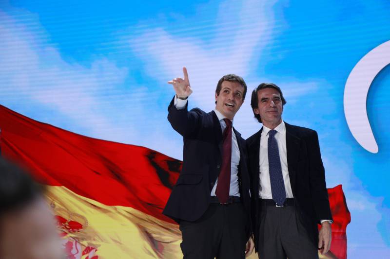 Casado y Aznar (Foto: PP)