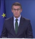 Alberto Nuñez Feijóo valorando el acuerdo alcanzado entre el PSOE y Junts