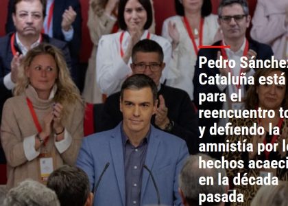 Pedro Sánchez en la web del PSOE